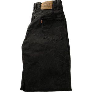 Vintage Levis 550 Jeans Mens 38x32 Black Orange Tab Made In USA 1997